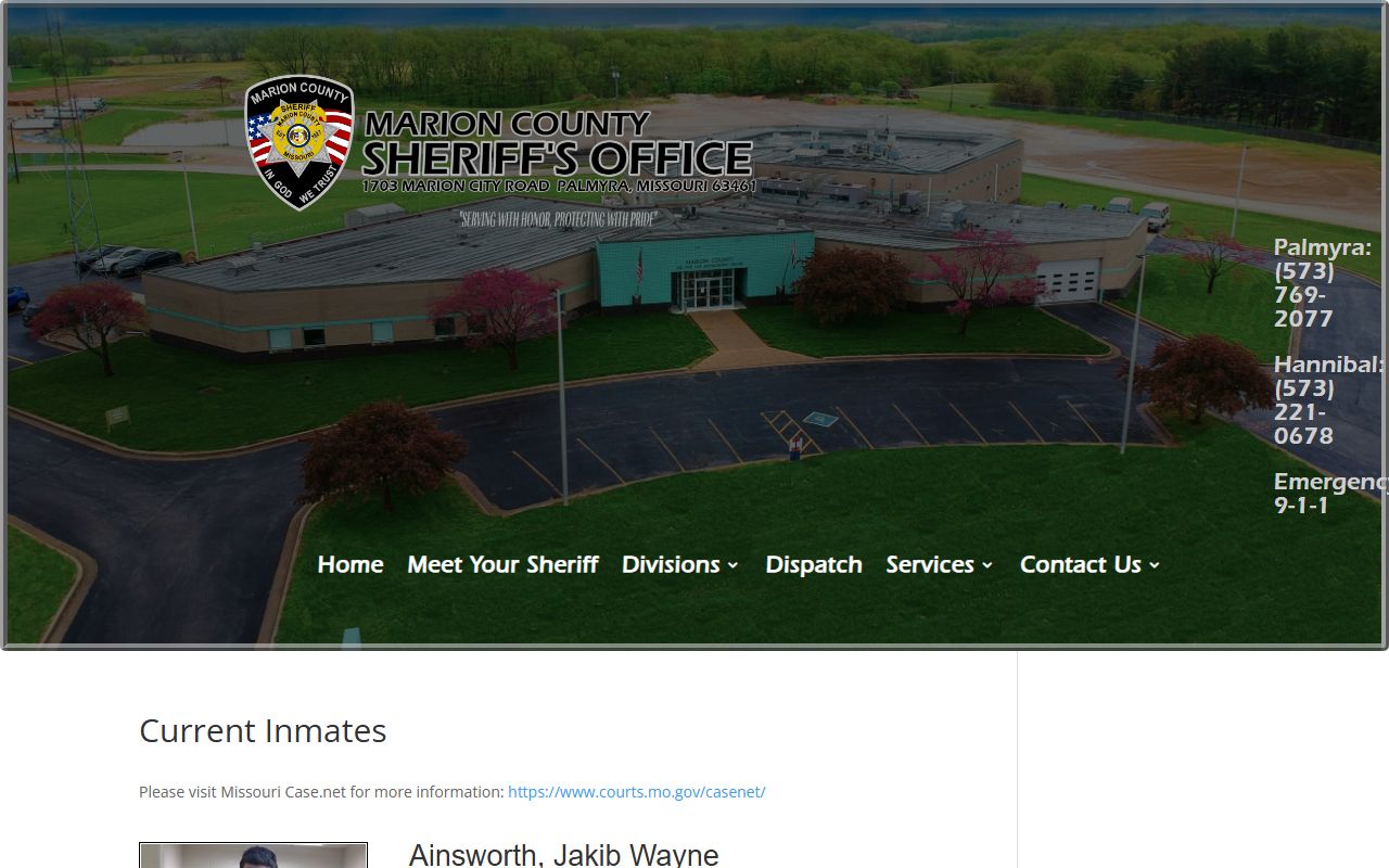 Marion County current inmates roster for jail mugshots